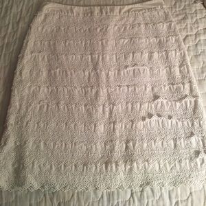 Authentic Lilly Pulitzer tiered eyelet lace skirt